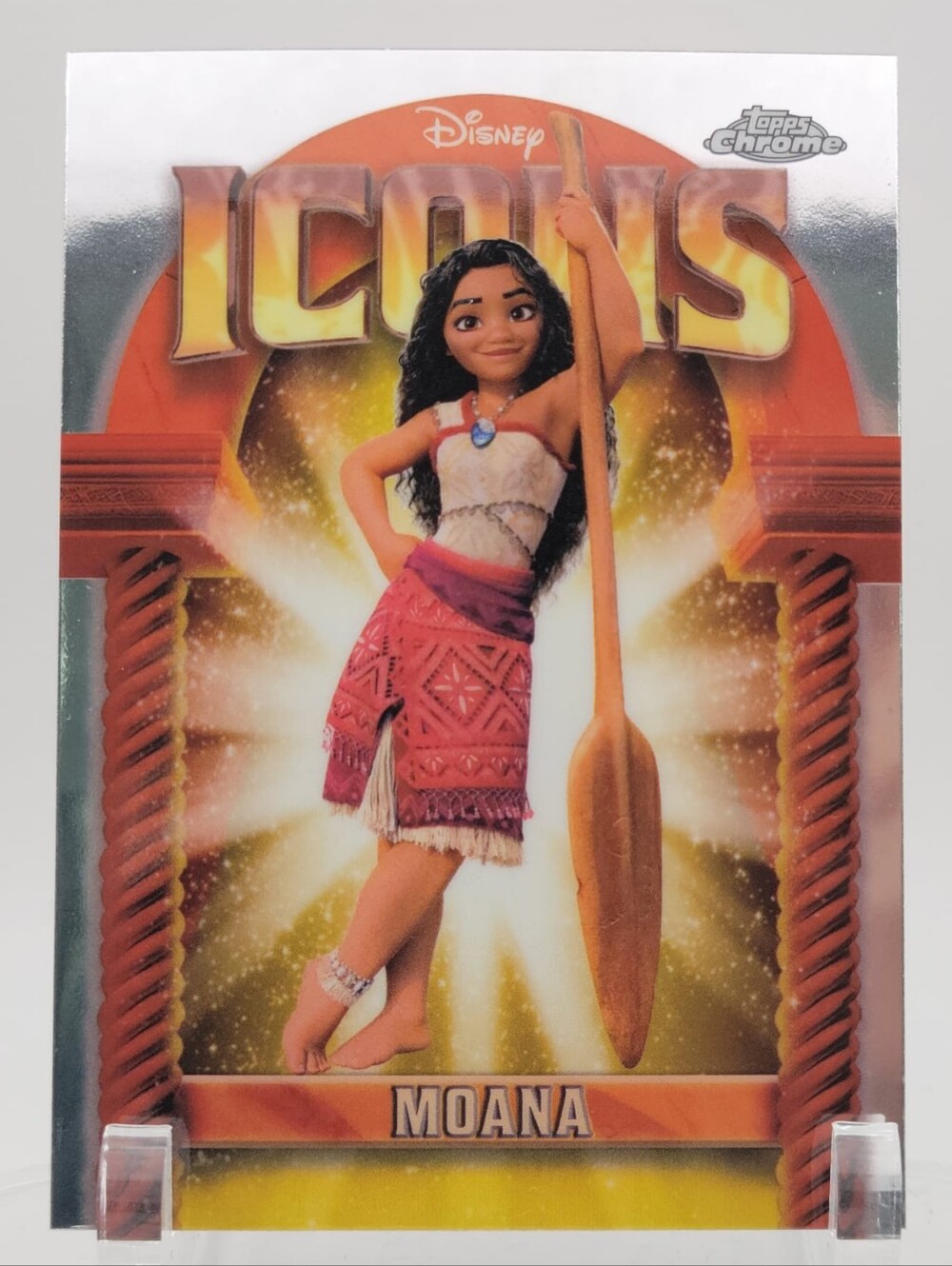 Moana 2025 Topps Chrome Disney Disney Icons #DI-22 Card